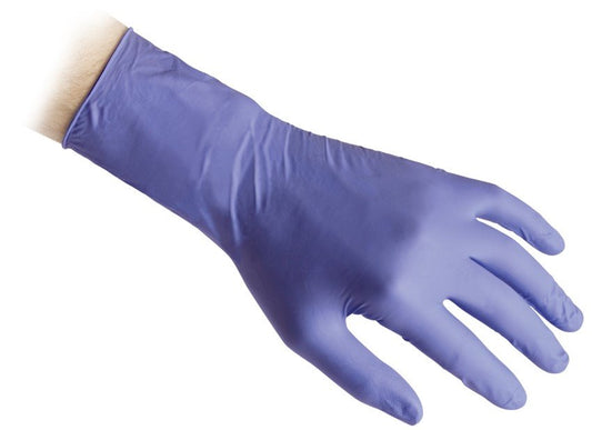 Guanti nitrile viola altro spessore reflexx 99