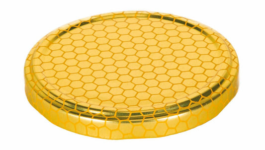 Capsula oro alveolata per vaso miele cf 100pz