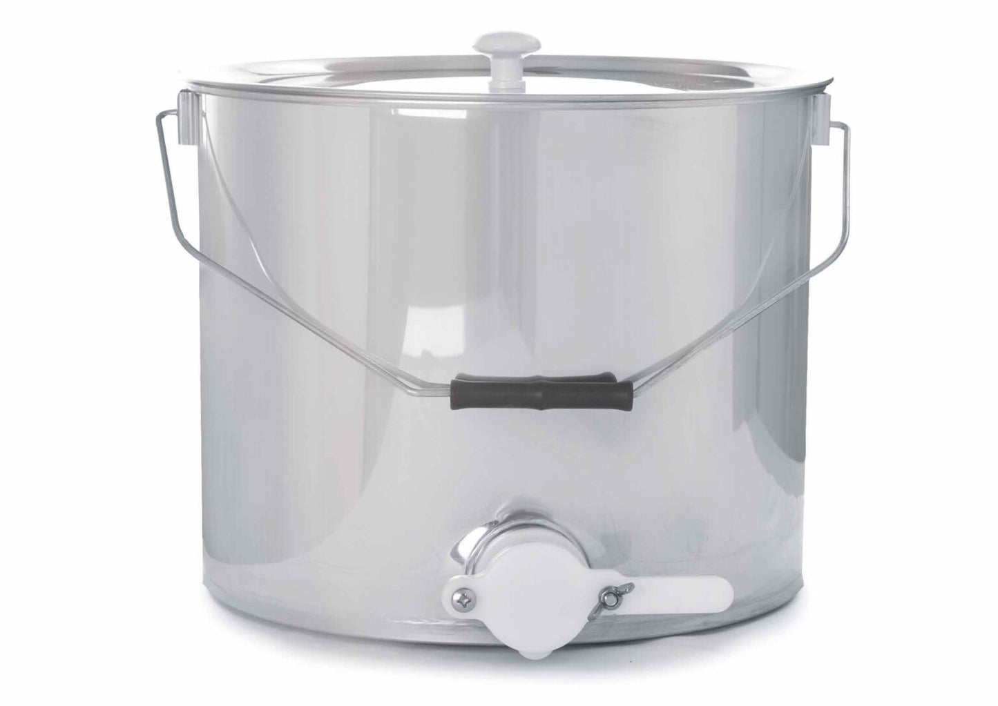 Secchiello inox con rubinetto da 40 mm